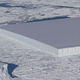 La foto original del iceberg geométrico, que impresionó a todo el mundo.
